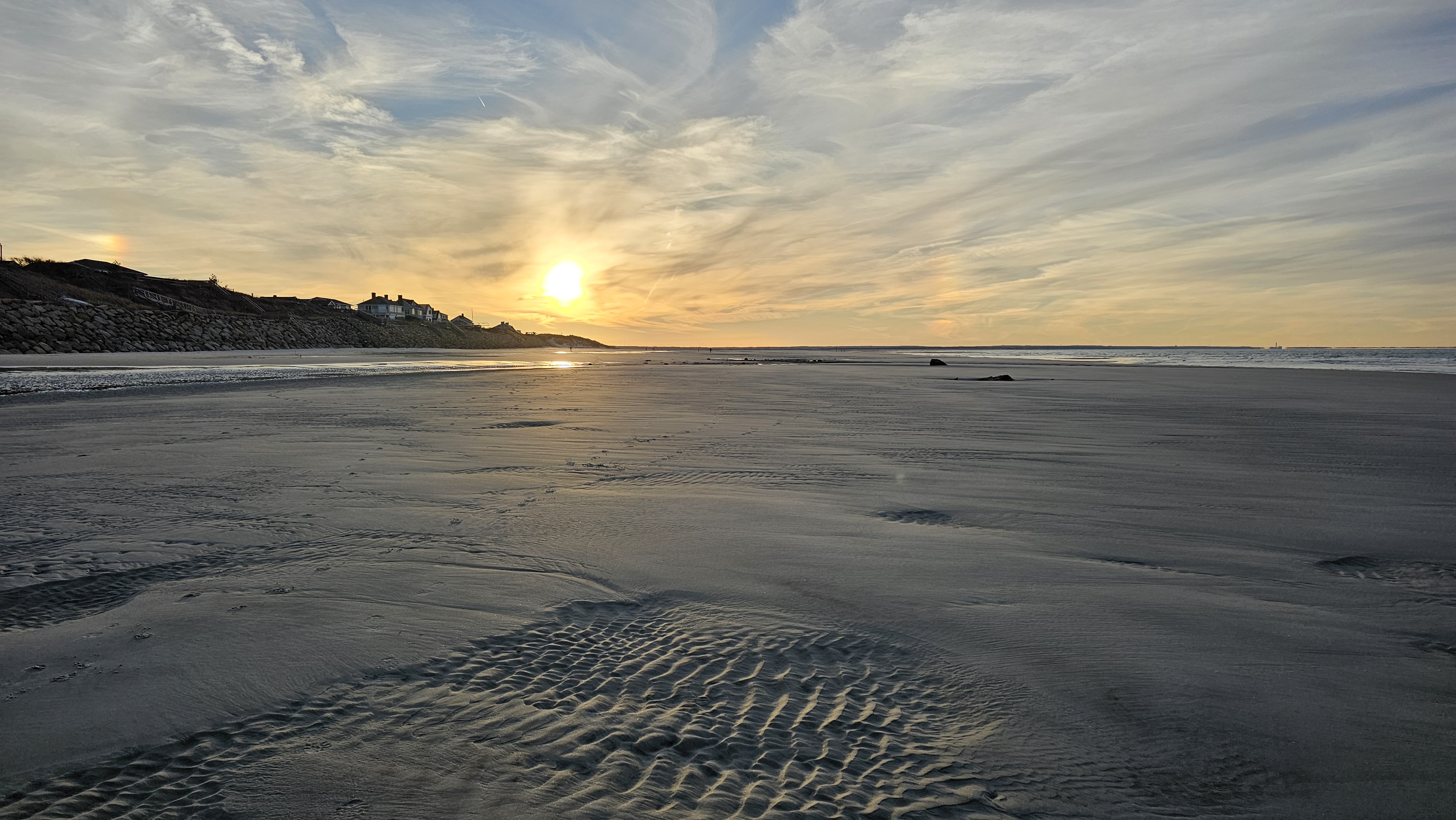 Another image of the sunrise on one of Cape Cod's beaches.