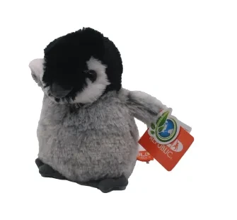 Playful penguin chick plush