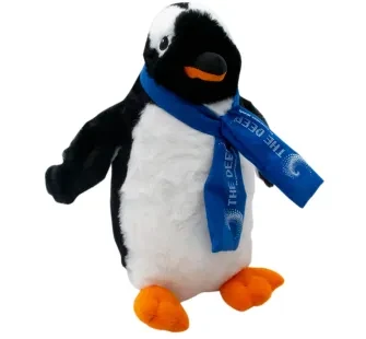 The Deep's Gentoo penguin with scarf plush