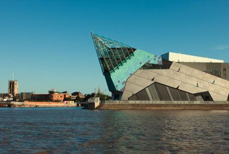 The Deep building from the Humber Estuary